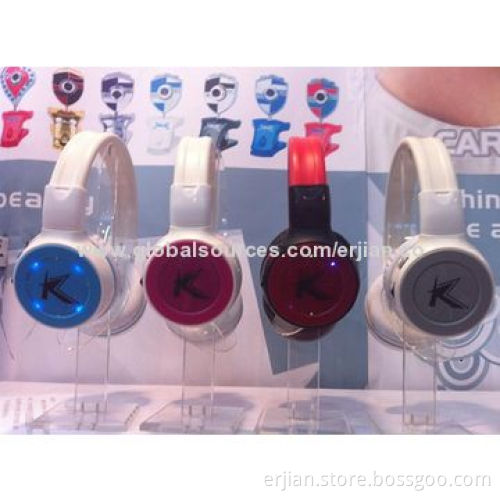 Wireless Earphone, Foldable Adjustable Style, 3.7V Operating Voltagen, Stereo Bluetooth optional